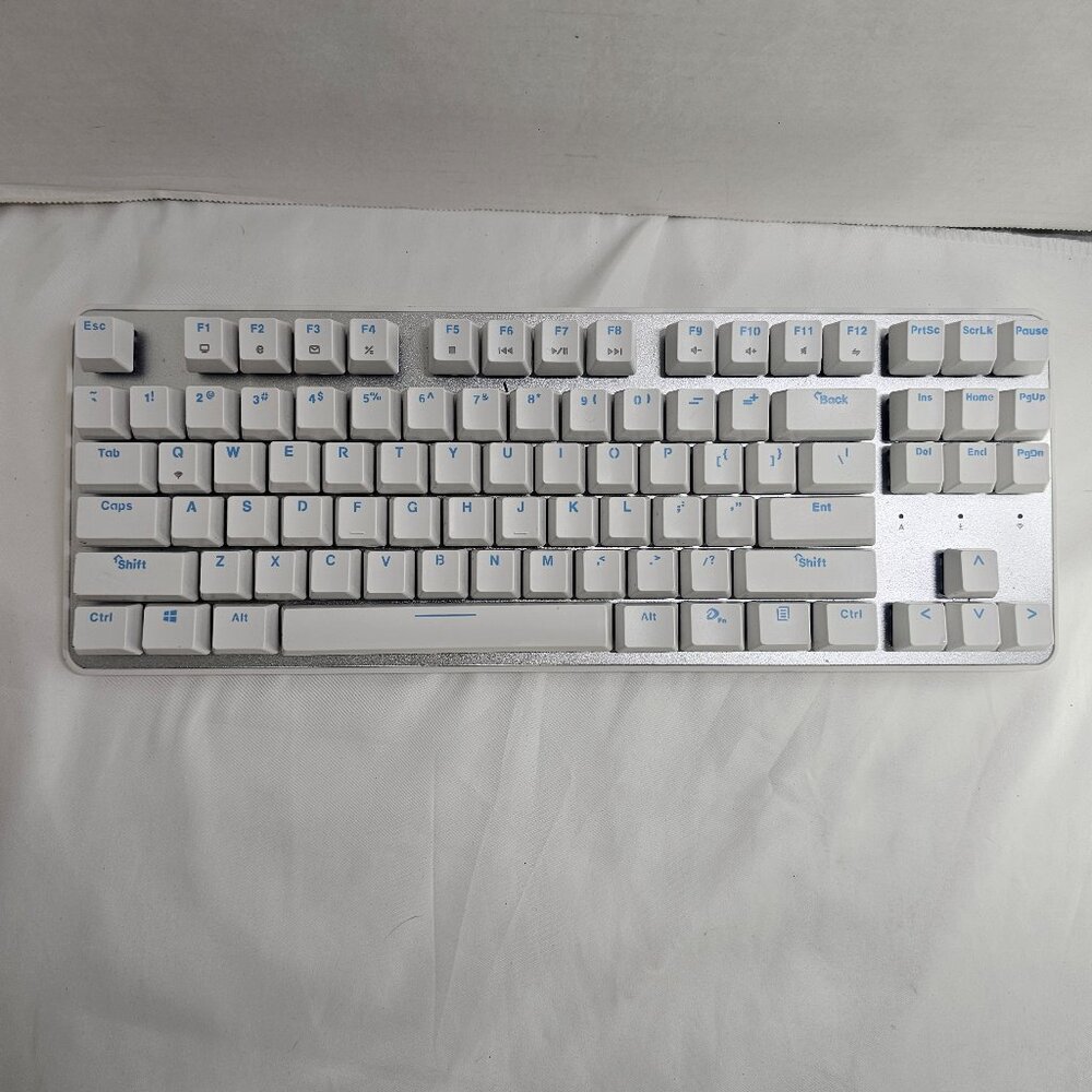 Dareu EK807G – TKL Wireless Mechanical Keyboard white raised keys, works great